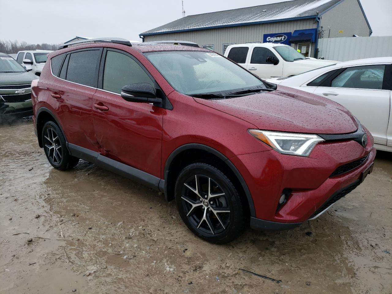 2018 Toyota RAV 4 VIN JTMJFREV0JD223113 Copart auction photo, side damage thumbnail 4