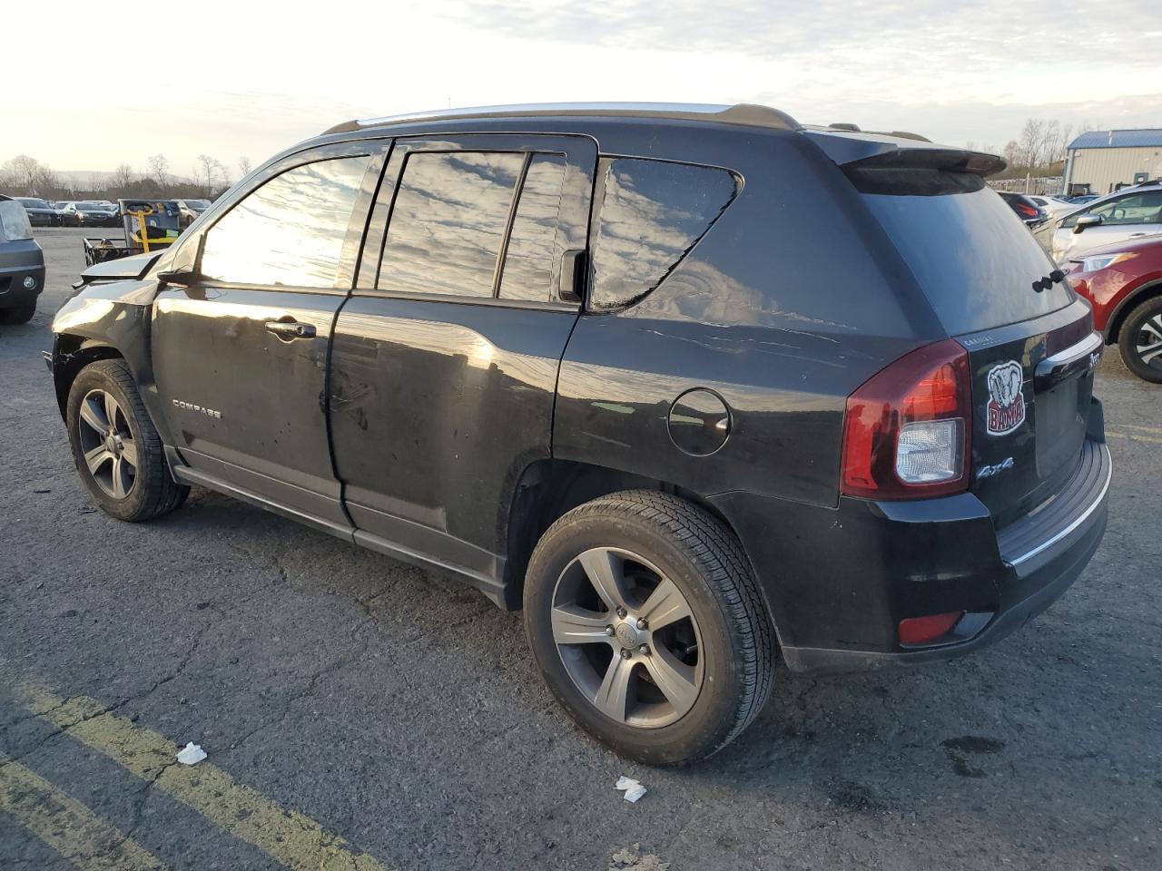2016 Jeep Compass VIN 1C4NJDEB0GD785501 Copart auction photo, front end / side damage thumbnail 2