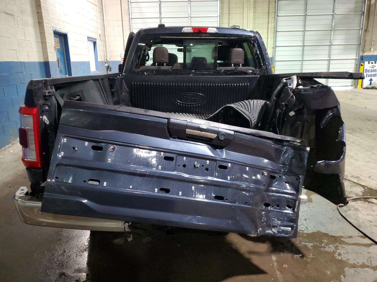 2022 Ford F-150 VIN 1FTFW1E84NFC02213 Copart auction photo, rear end / side damage thumbnail 6