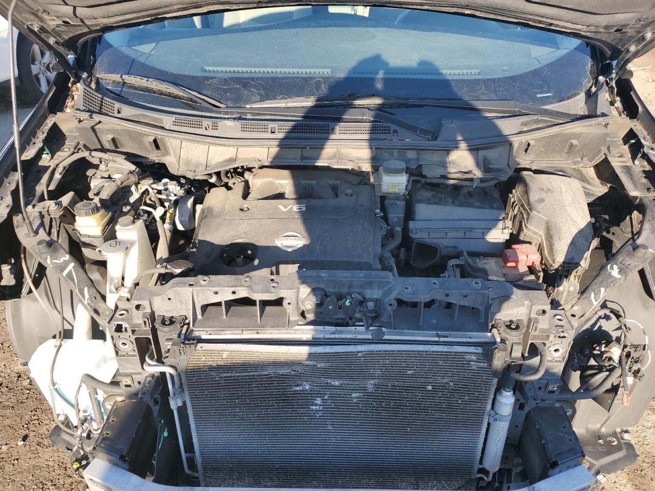2017 Nissan Quest VIN JN8AE2KP3H9166276 Copart auction photo, front end damage thumbnail 12