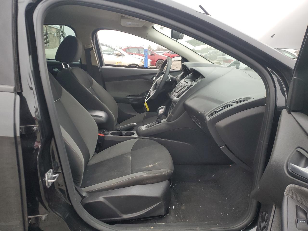 2014 Ford Focus VIN 1FADP3F29EL396738 Copart auction photo, side / front end damage thumbnail 7