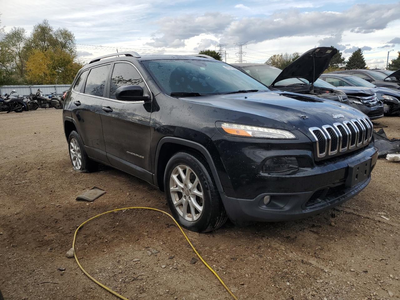 2017 Jeep Grand Cherokee VIN 1C4PJMCS1HW576284 Copart auction photo, side damage thumbnail 4