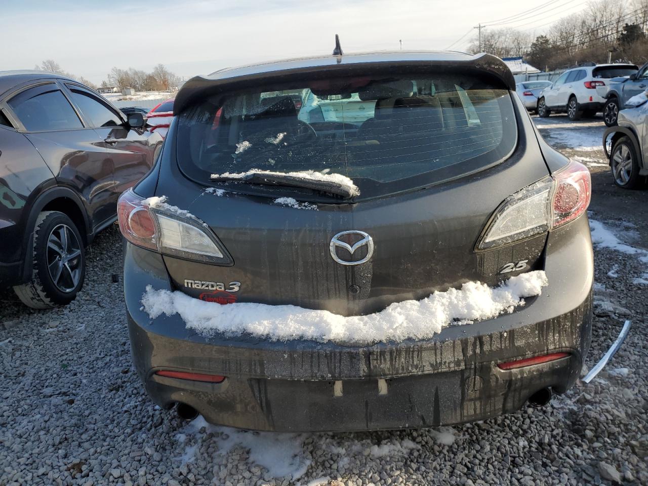 2011 Mazda 3 VIN JM1BL1K66B1386119 Copart auction photo, undercarriage / front end damage thumbnail 6