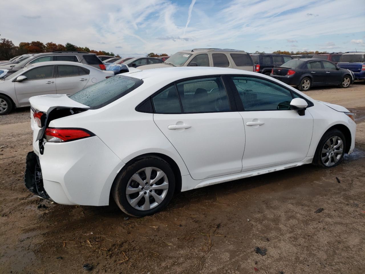 2022 Toyota Corolla VIN 5YFEPMAE9NP304721 Copart auction photo, rear end damage thumbnail 3