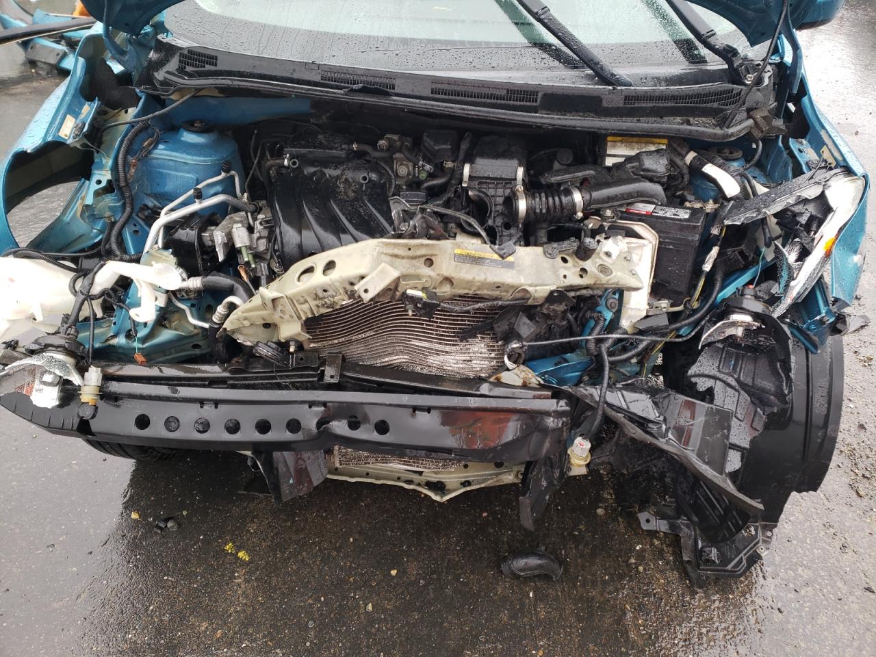 2015 Nissan Versa VIN 3N1CE2CP6FL425286 Copart auction photo, front end / rear end damage thumbnail 12