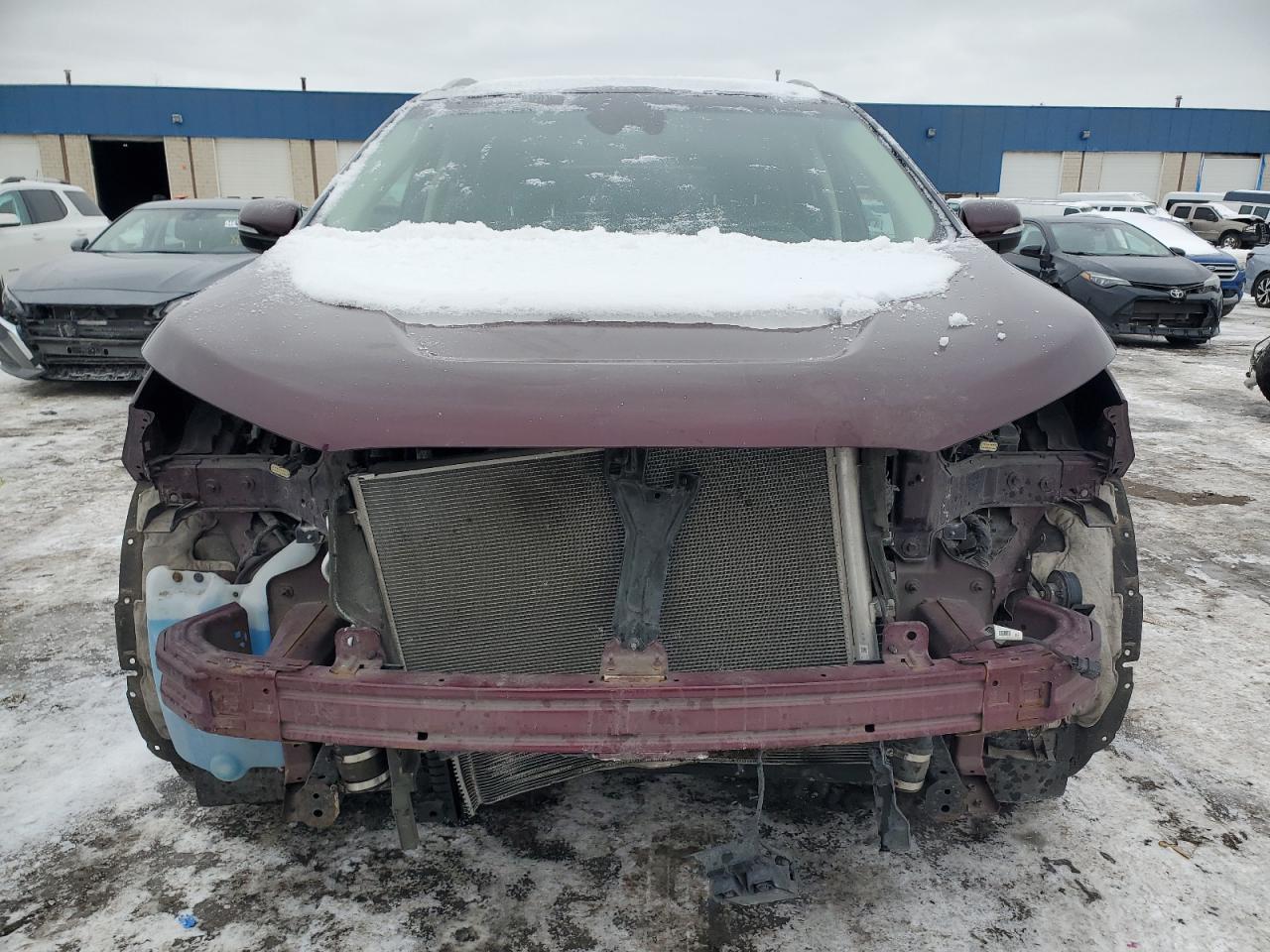 2020 Ford Edge VIN 2FMPK4J90LBA91072 Copart auction photo, front end / undercarriage damage thumbnail 5