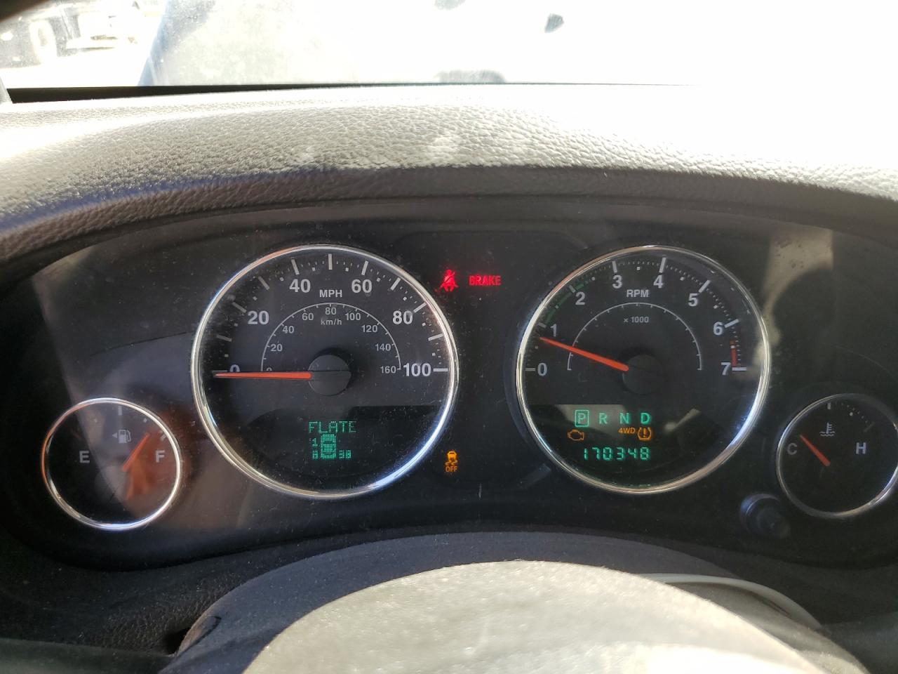 2013 Jeep Wrangler VIN 1C4HJWDG2DL642721 Copart auction photo, front end / rear end damage thumbnail 9