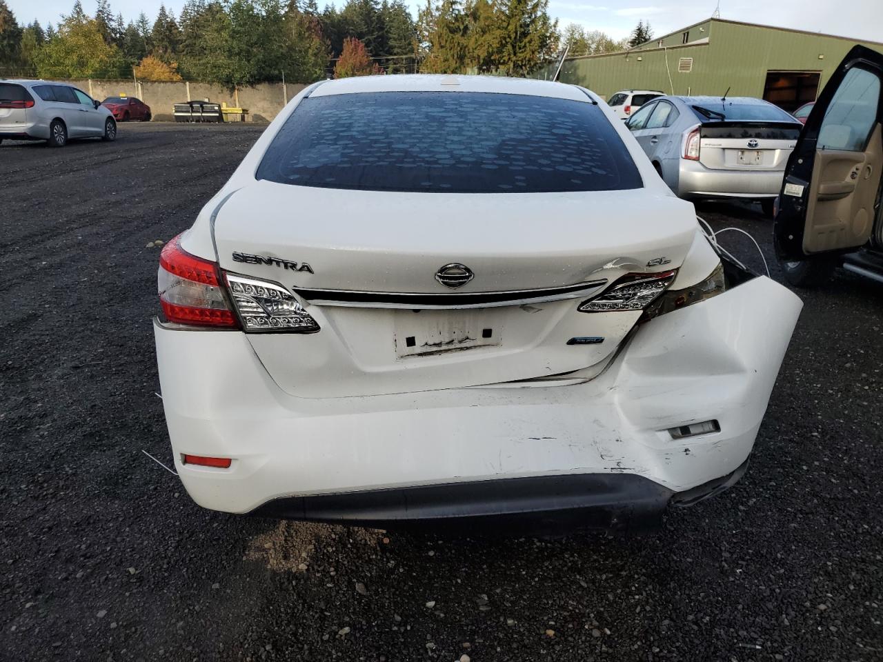 2014 Nissan Sentra VIN 3N1AB7AP6EY296435 Copart auction photo, rear end / front end damage thumbnail 6
