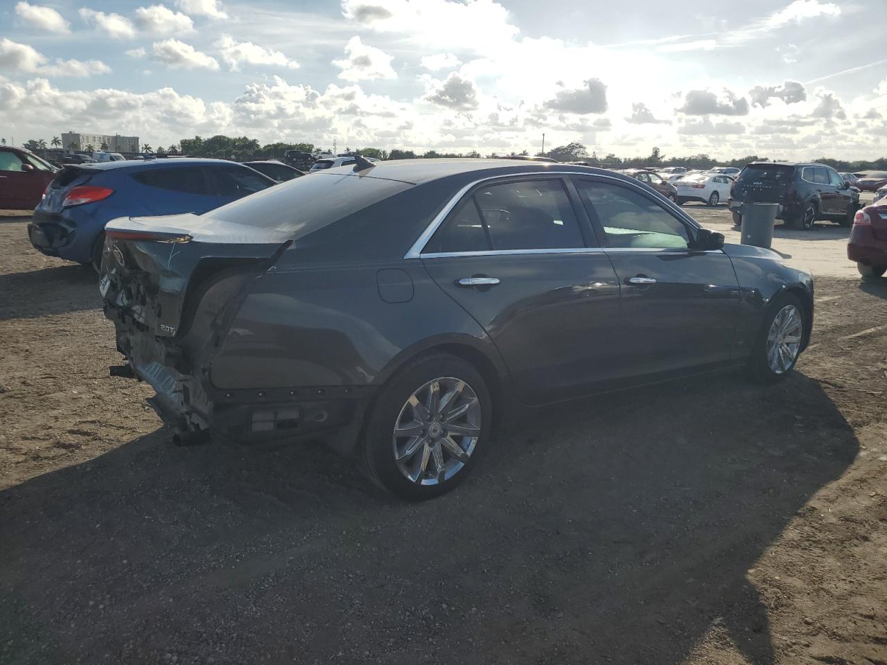 2014 Cadillac CTS VIN 1G6AR5SX9E0126305 Copart auction photo, rear end / front end damage thumbnail 3