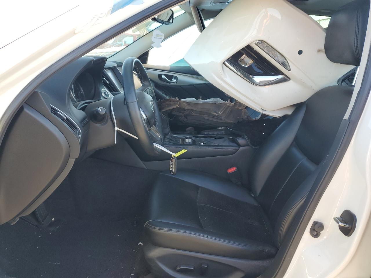 2021 Infiniti Q50 VIN JN1EV7BP6MM705607 Copart auction photo, vandalism / front end damage thumbnail 7