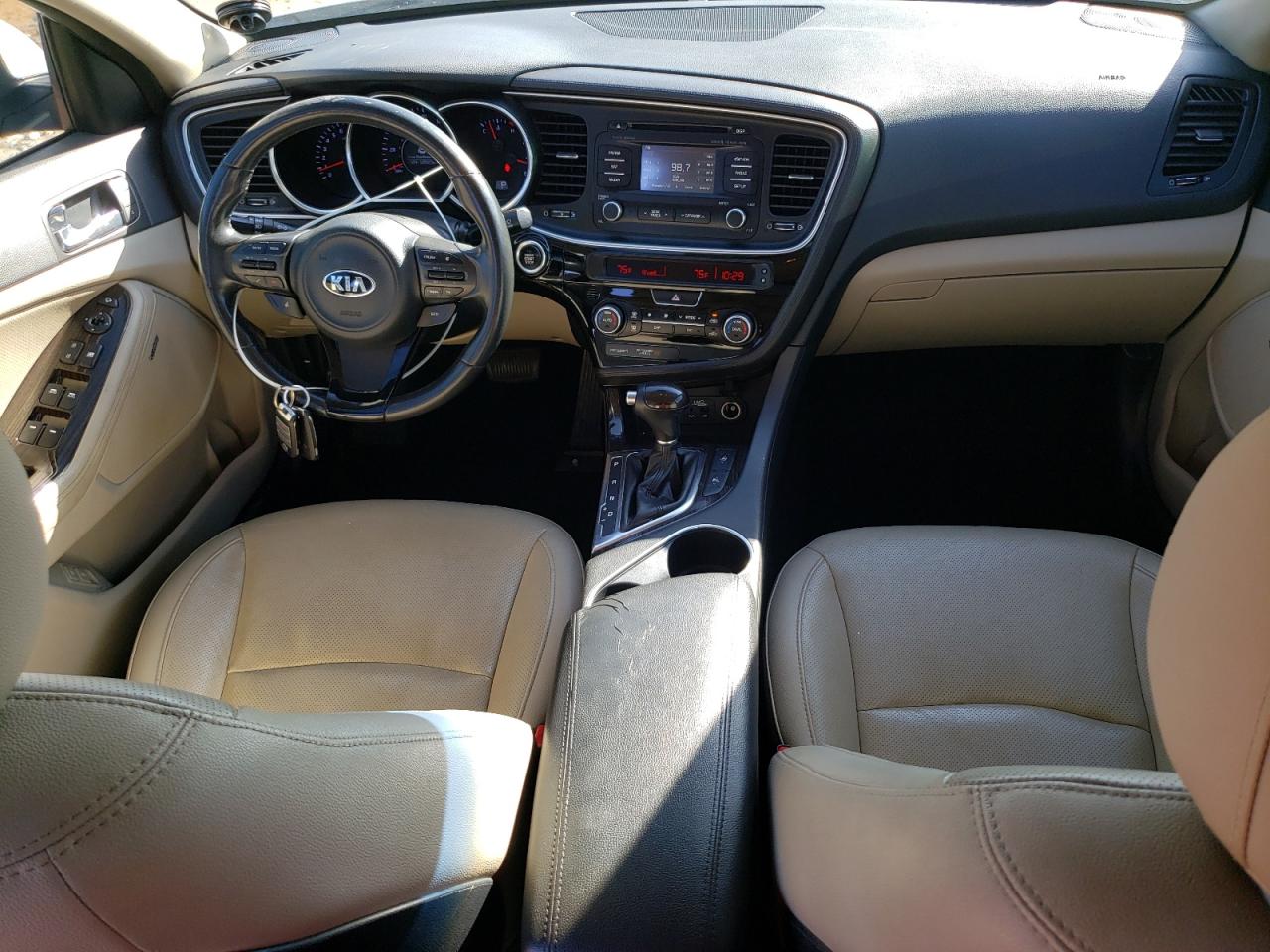 2014 KIA Optima VIN 5XXGN4A74EG296732 Copart auction photo, all over damage thumbnail 8