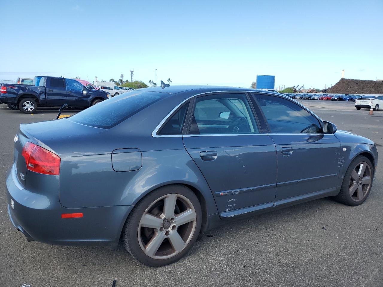 2008 Audi A4 VIN WAUEF78E68A145897 Copart auction photo, side damage thumbnail 3