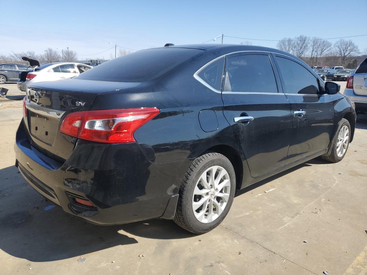 2019 Nissan Sentra VIN 3N1AB7AP7KY446080 Copart auction photo, rear end / front end damage thumbnail 3