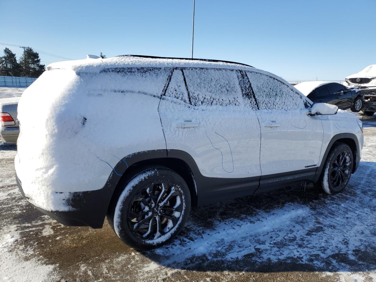 2020 GMC Terrain VIN 3GKALMEVXLL272297 Copart auction photo, front end / rear end damage thumbnail 3