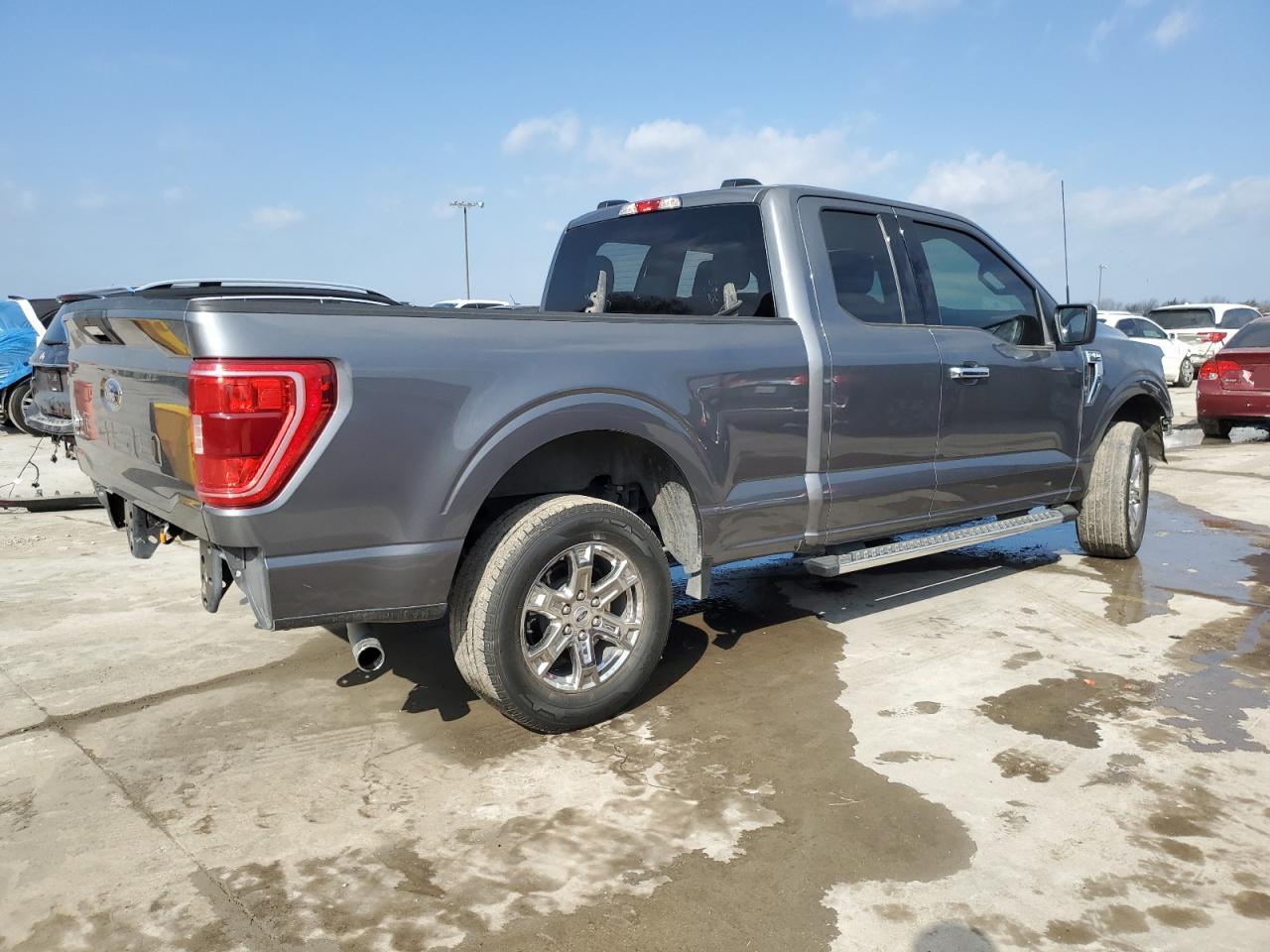 2022 Ford F-150 VIN 1FTEX1CB7NFB14232 Copart auction photo, all over damage thumbnail 3