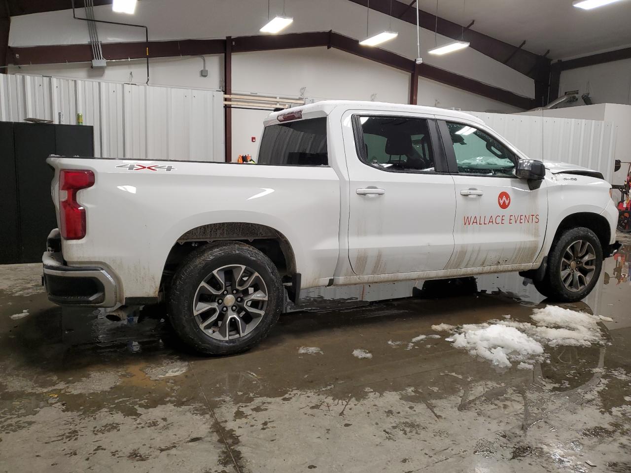 2022 Chevrolet Silverado VIN 1GCPDKEK8NZ636225 Copart auction photo, front end damage thumbnail 3