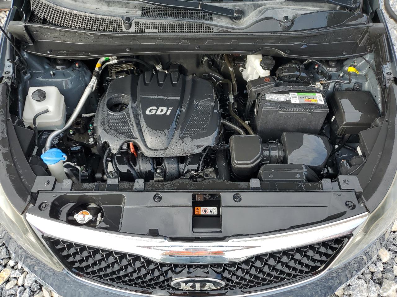 2015 KIA Sportage VIN KNDPBCAC6F7793226 Copart auction photo, front end / side damage thumbnail 12