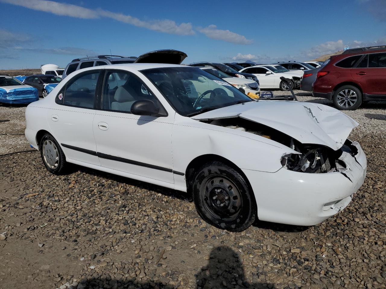 1998 Hyundai Elantra VIN KMHJF24M5WU679823 Copart auction photo, front end damage thumbnail 4