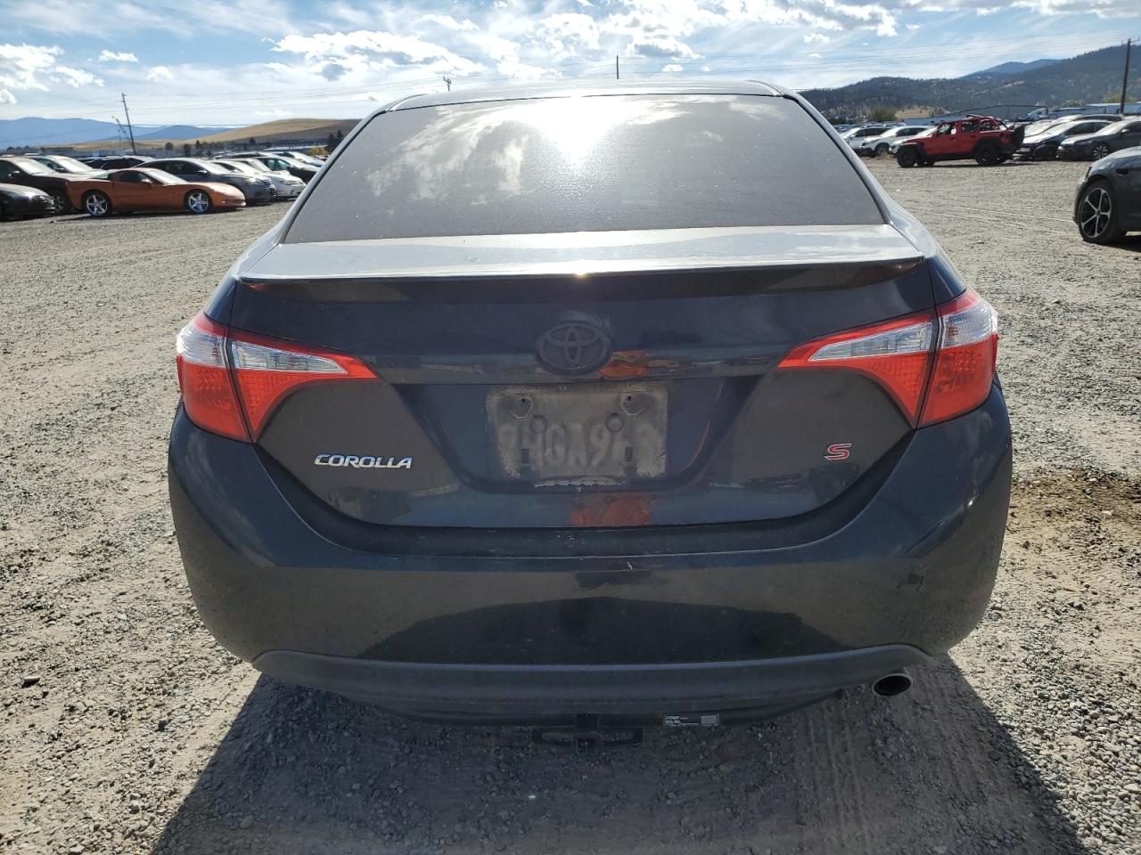 2015 Toyota Corolla VIN 2T1BURHE7FC237357 Copart auction photo, front end / side damage thumbnail 6