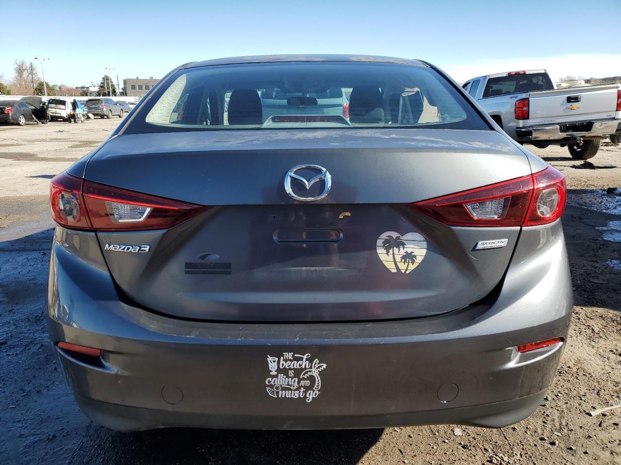 2014 Mazda 3 VIN JM1BM1U75E1179387 Copart auction photo, side / rear end damage thumbnail 6