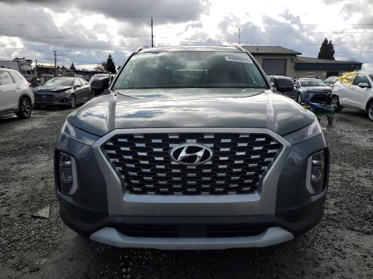 2021 Hyundai Palisade VIN KM8R4DHE1MU327956 Copart auction photo, side damage thumbnail 5