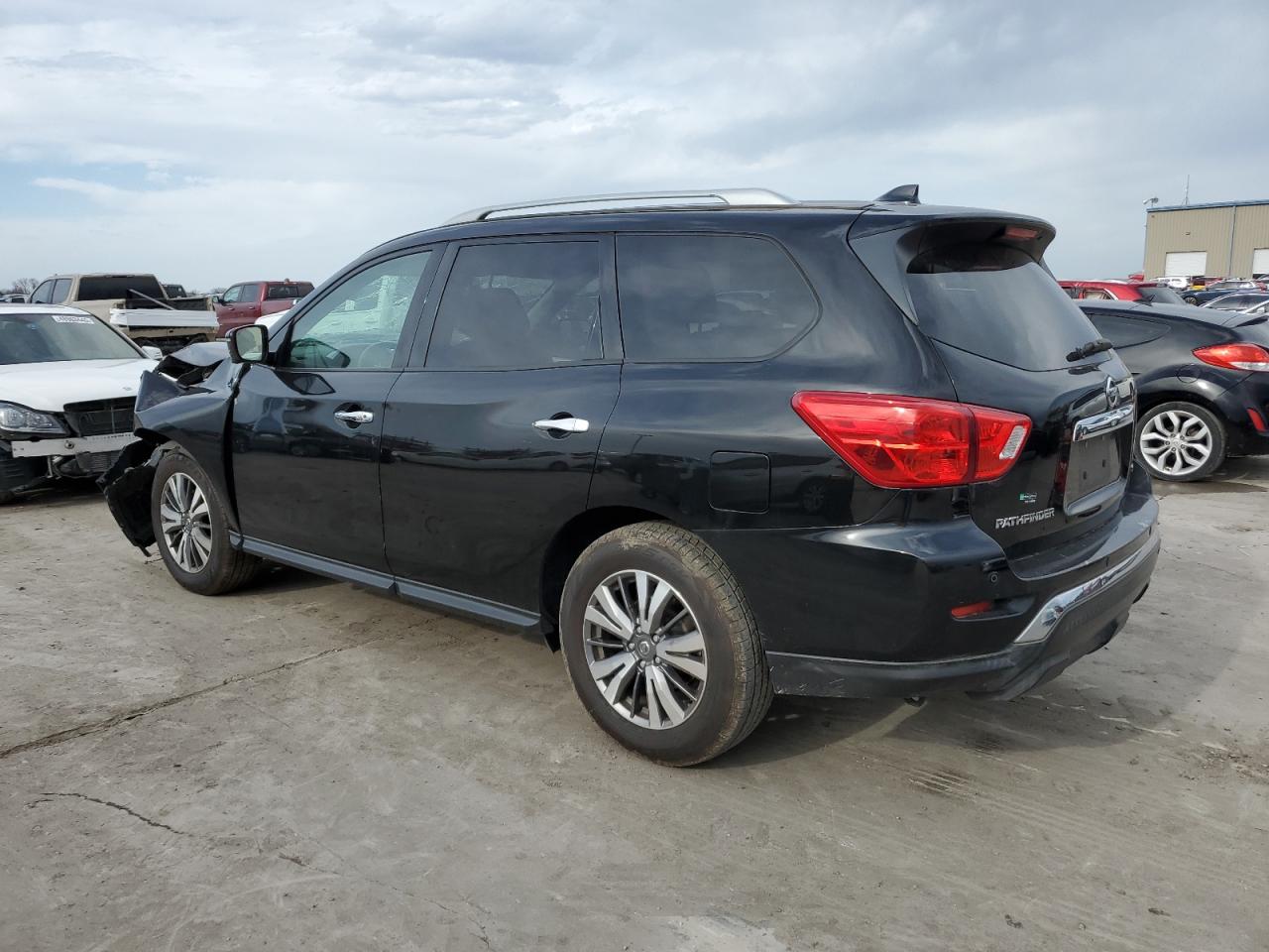 2019 Nissan Pathfinder VIN 5N1DR2MN8KC612551 Copart auction photo, front end / hail damage thumbnail 2