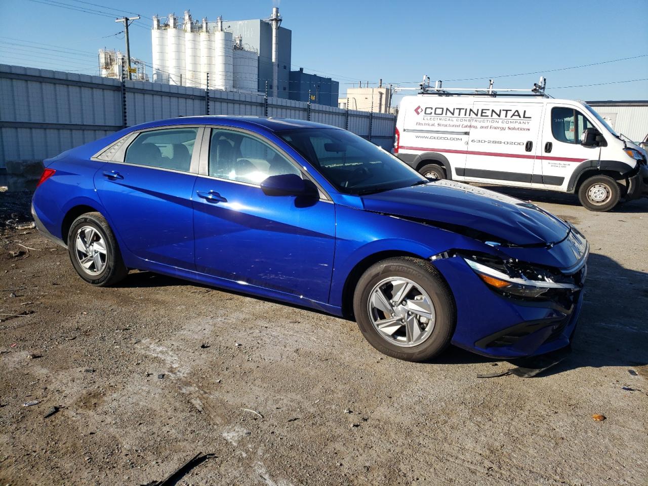 2024 Hyundai Elantra VIN KMHLL4DGXRU665153 Copart auction photo, front end damage thumbnail 4
