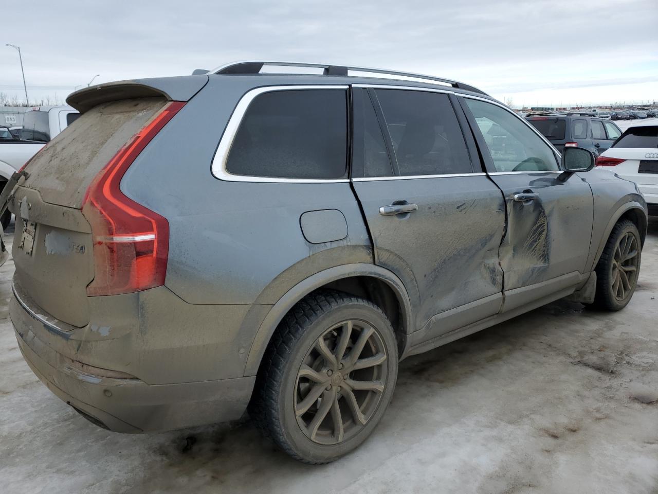 2018 Volvo XC90 VIN YV4A22PK2J1356833 Copart auction photo, front end / side damage thumbnail 3