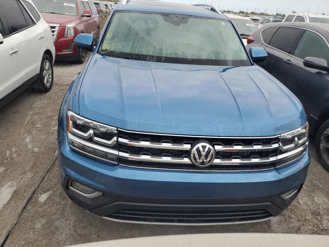 2019 Volkswagen Atlas VIN 1V2NR2CA0KC515995 Copart auction photo, water/flood damage thumbnail 5
