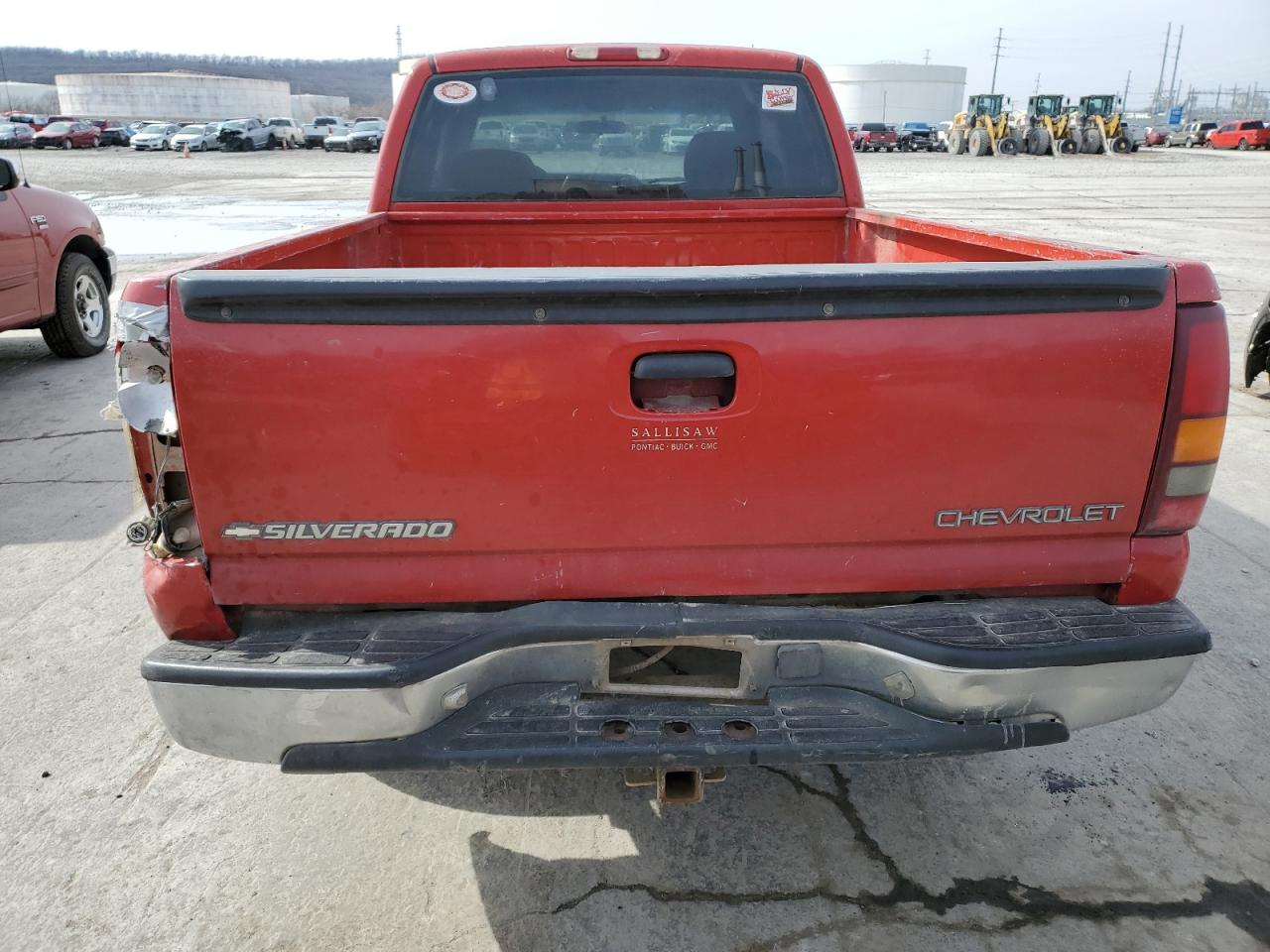 2001 Chevrolet Silverado VIN 2GCEC19T211348811 Copart auction photo, front end / rear end damage thumbnail 6