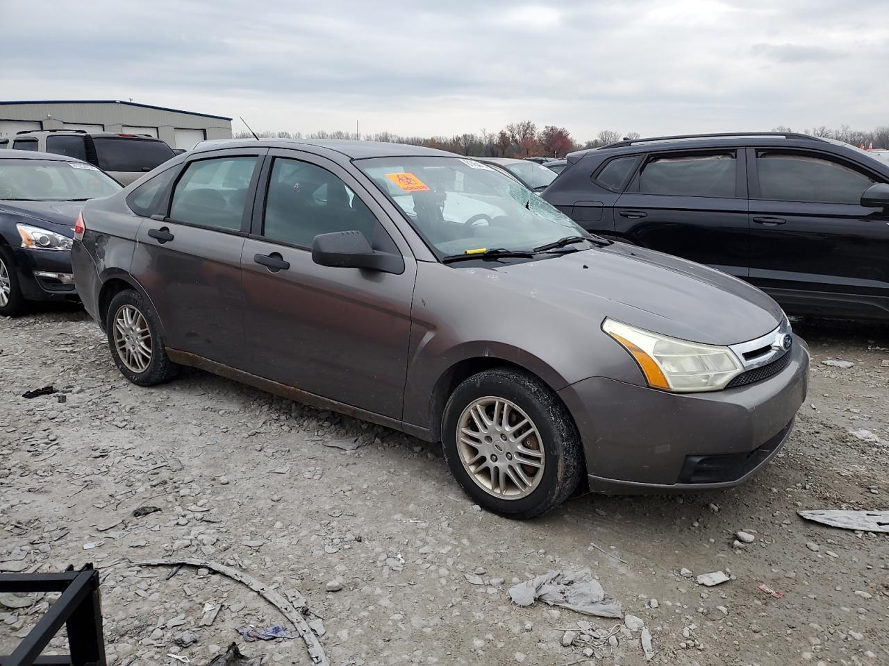 2011 Ford Focus VIN 1FAHP3FN3BW130458 Copart auction photo, side / front end damage thumbnail 4