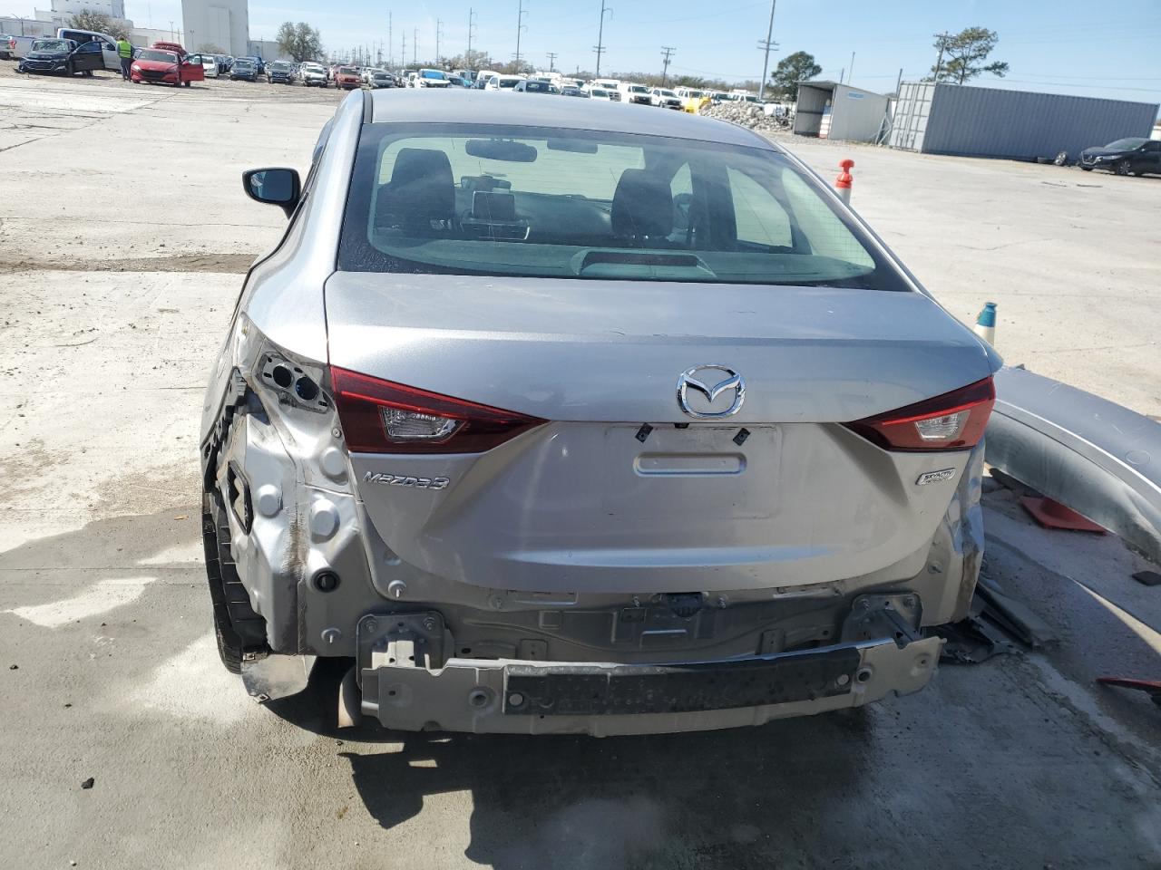 2016 Mazda 3 VIN 3MZBM1T75GM246915 Copart auction photo, rear end damage thumbnail 6