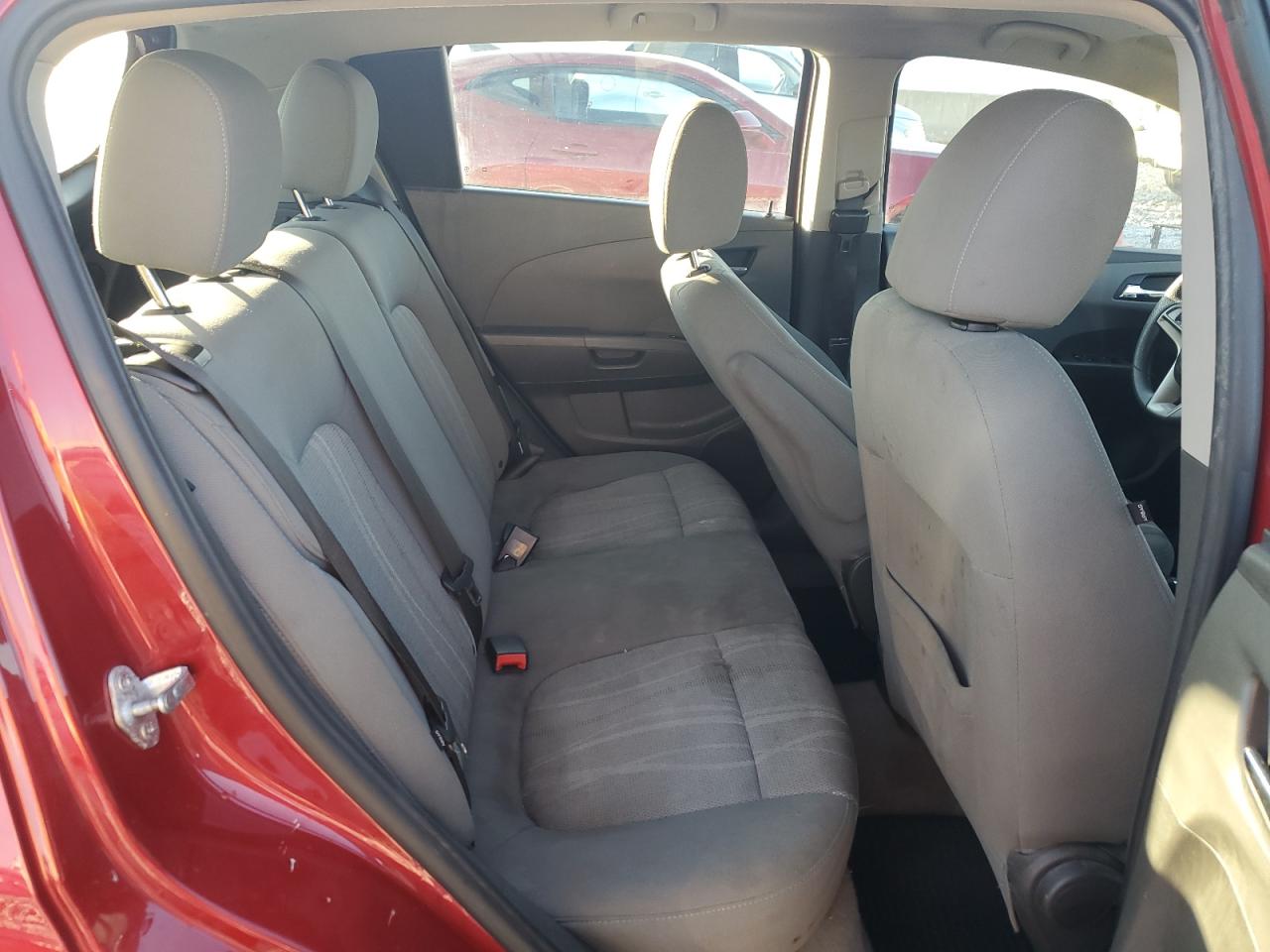 2014 Chevrolet Sonic VIN 1G1JC6SHXE4200653 Copart auction photo, front end / side damage thumbnail 10