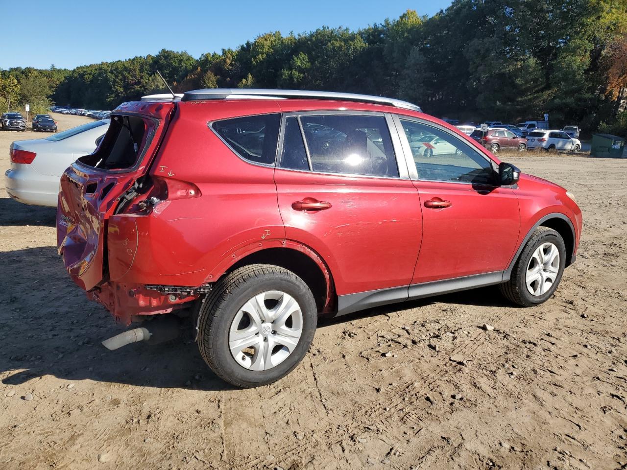 2015 Toyota RAV 4 VIN JTMBFREV0FD120608 Copart auction photo, rear end damage thumbnail 3