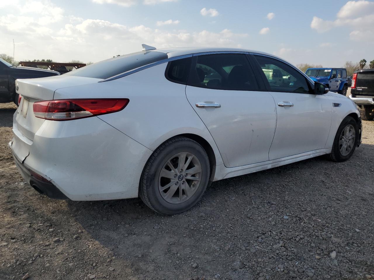 2018 KIA Optima VIN 5XXGT4L30JG199165 Copart auction photo, all over damage thumbnail 3