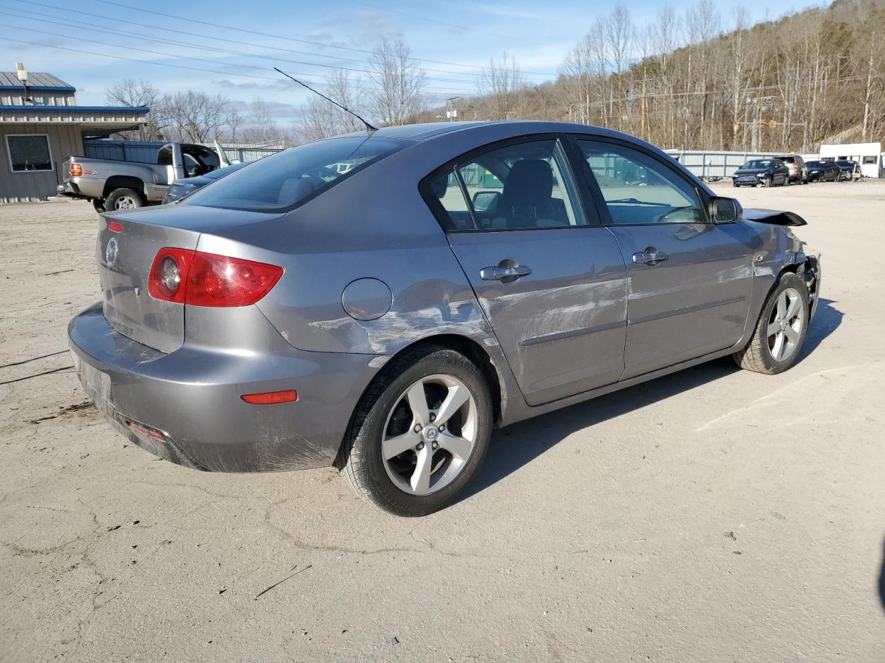 2006 Mazda 3 VIN JM1BK32FX61500952 Copart auction photo, all over damage thumbnail 3