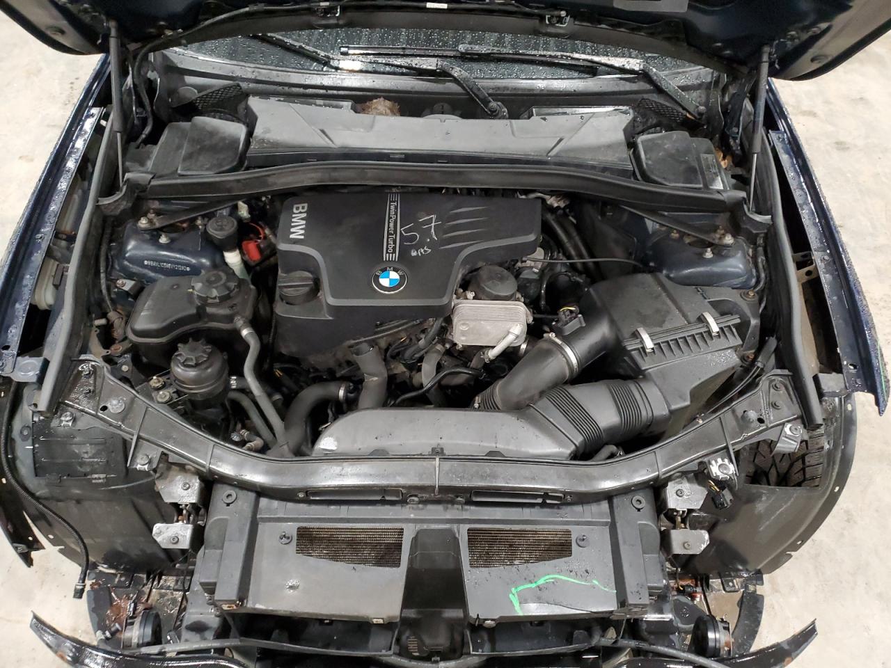 2014 BMW X1 VIN WBAVL1C59EVY21292 Copart auction photo, front end / minor dent/scratches damage thumbnail 12