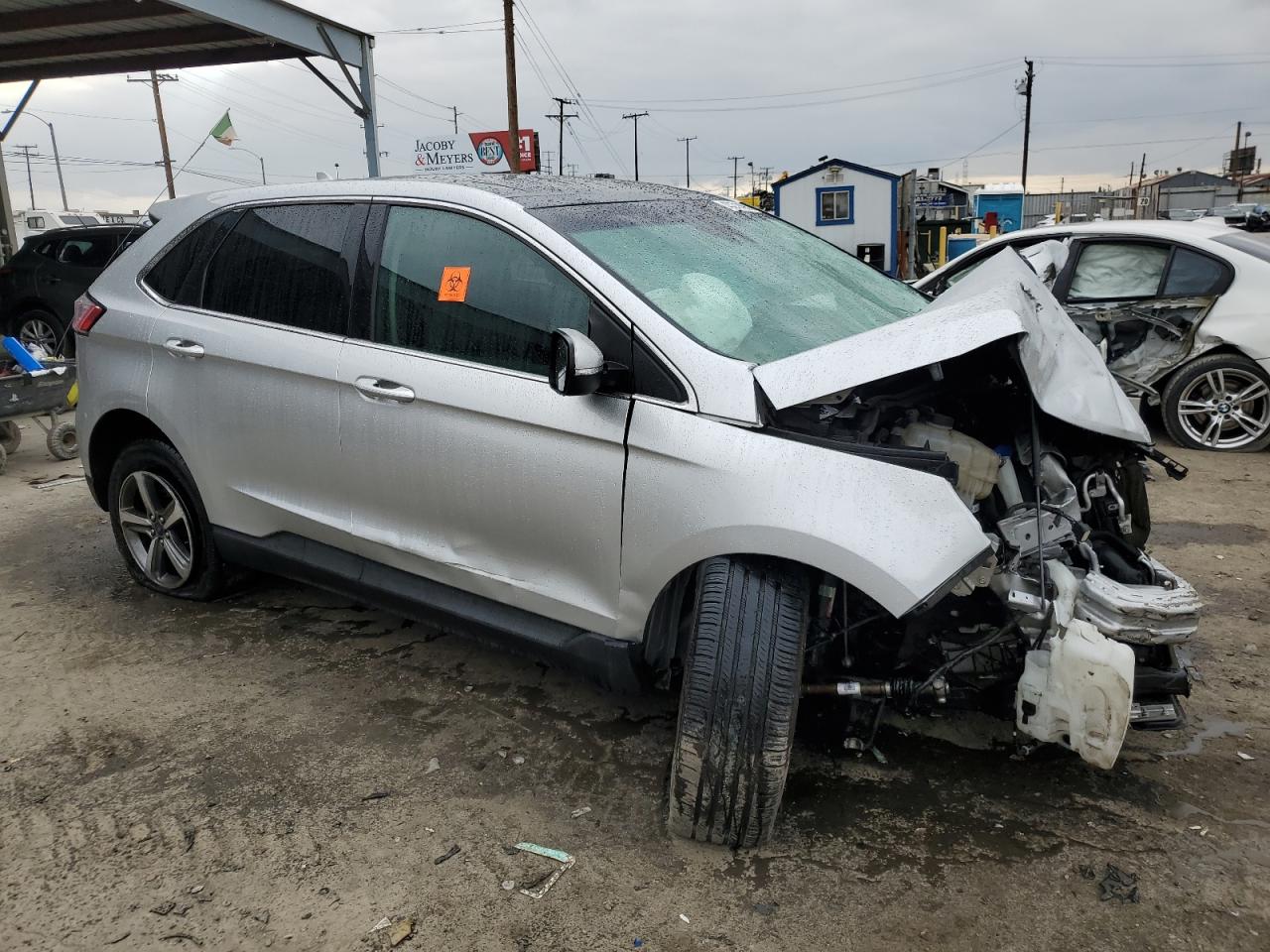 2019 Ford Edge VIN 2FMPK3J90KBC48589 Copart auction photo, front end / side damage thumbnail 4
