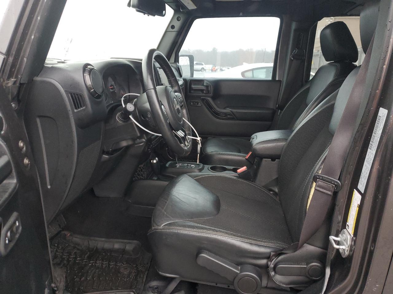 2017 Jeep Wrangler VIN 1C4HJWEG5HL650428 Copart auction photo, side damage thumbnail 7