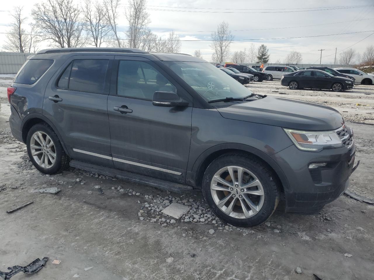 2018 Ford Explorer VIN 1FM5K7D81JGA24725 Copart auction photo, rear end / front end damage thumbnail 4
