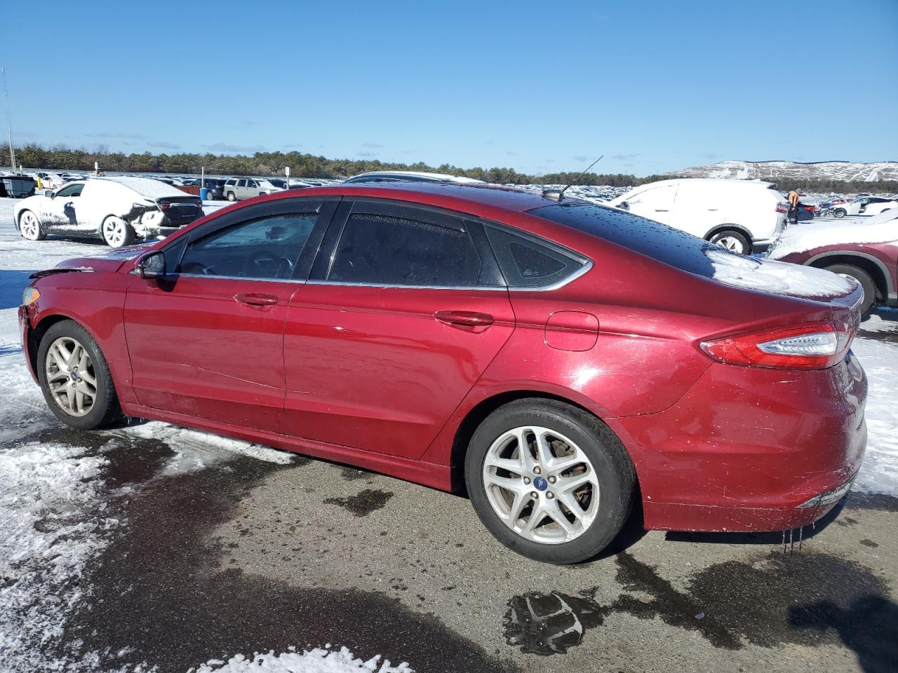 2015 Ford Fusion VIN 1FA6P0H71F5128305 Copart auction photo, front end damage thumbnail 2