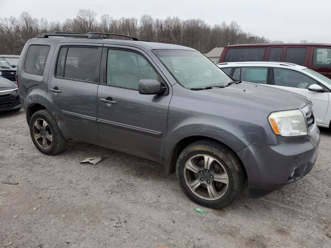 2015 Honda Pilot VIN 5FNYF4H38FB074588 Copart auction photo, rear end damage thumbnail 4