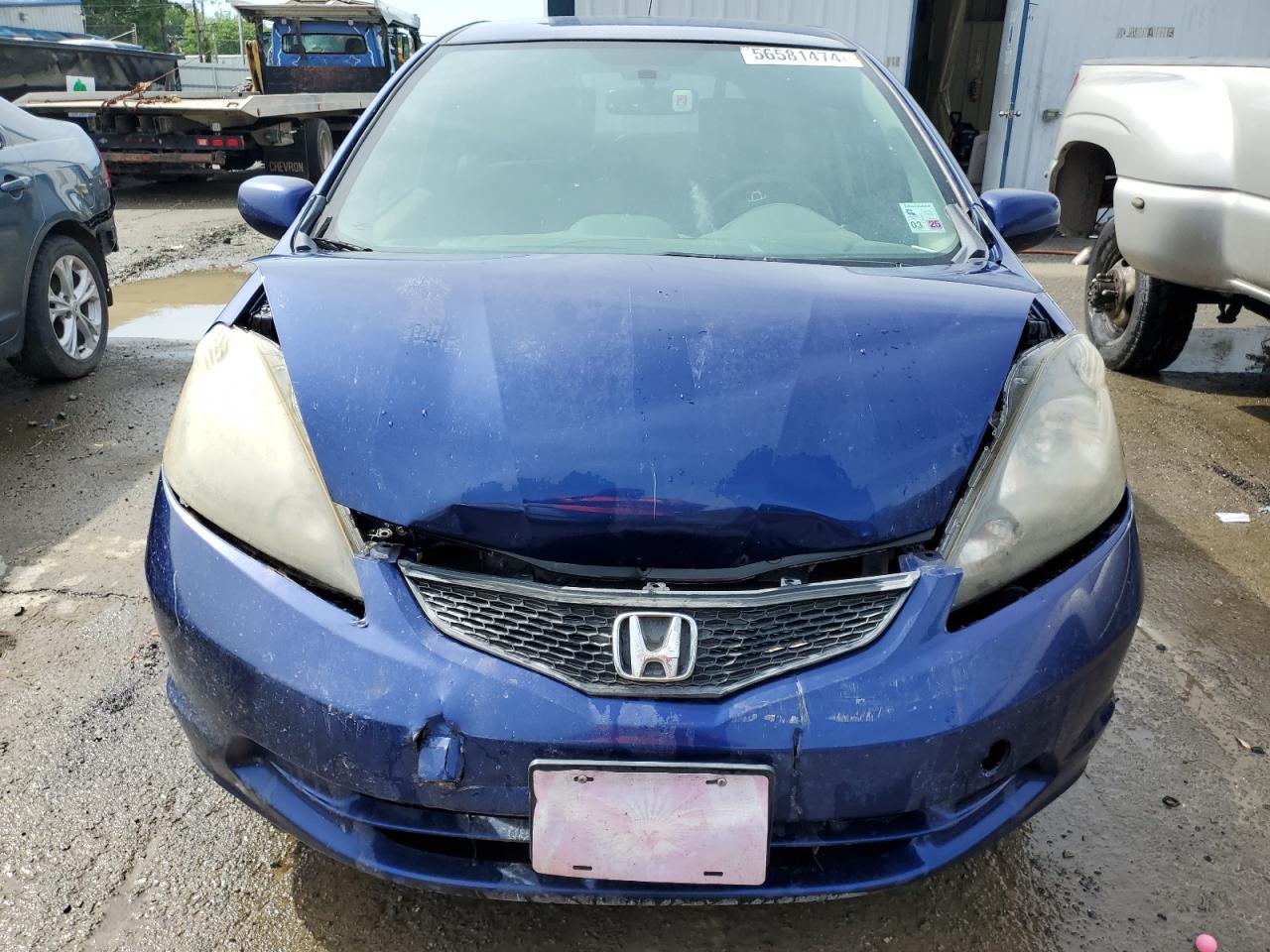 2013 Honda Fit VIN JHMGE8H35DC030109 Copart auction photo, front end damage thumbnail 5