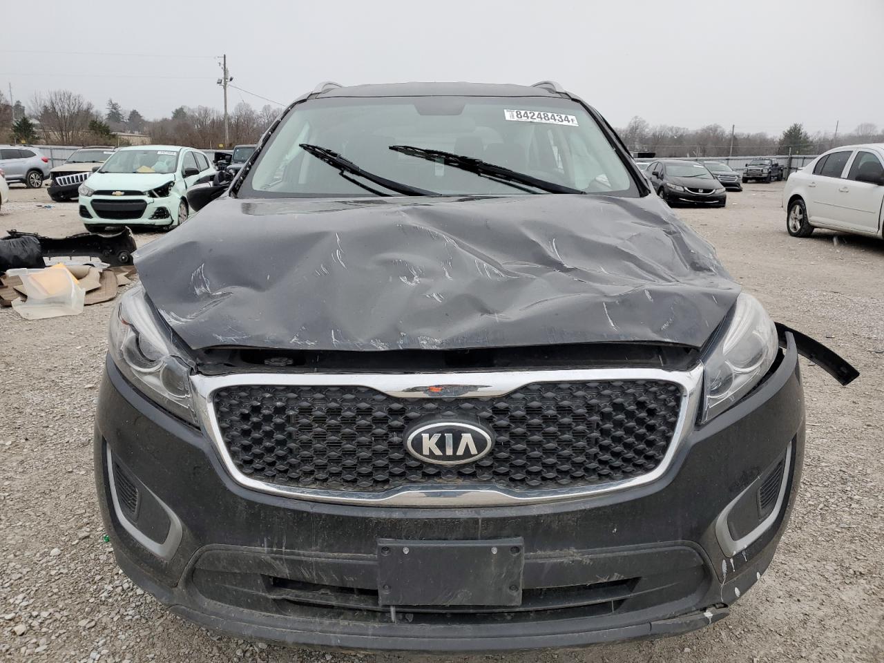 2017 KIA Sorento VIN 5XYPGDA58HG334665 Copart auction photo, all over damage thumbnail 5
