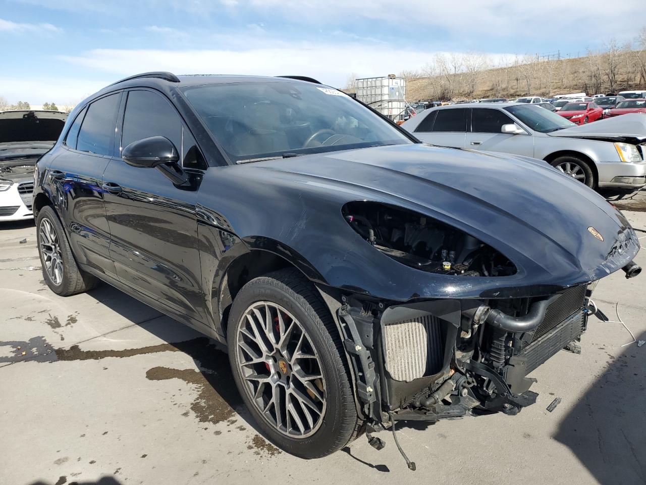 2018 Porsche Macan VIN WP1AF2A54JLB70806 Copart auction photo, front end / hail damage thumbnail 4