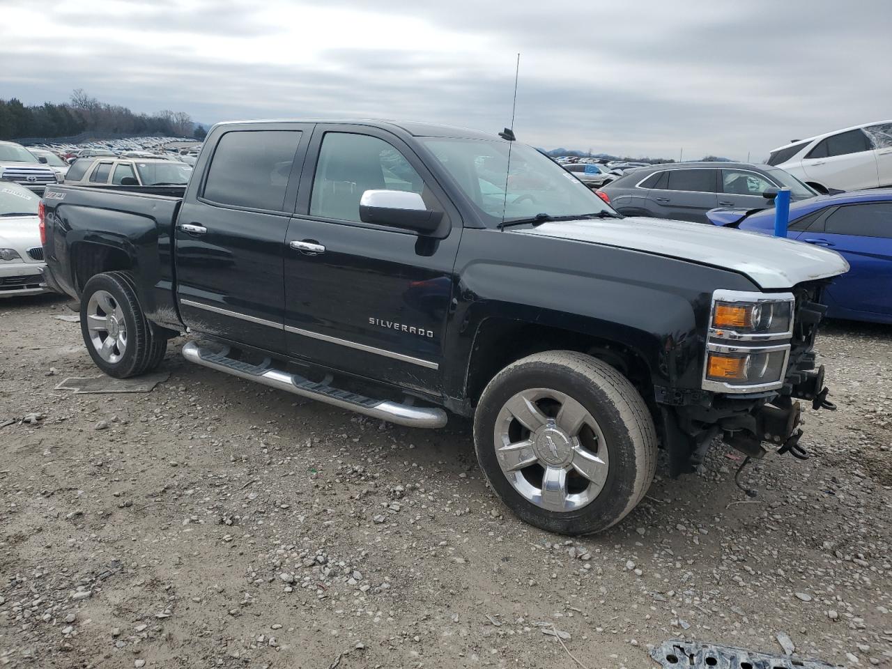 2014 Chevrolet Silverado VIN 3GCUKSEC7EG390219 Copart auction photo, front end damage thumbnail 4