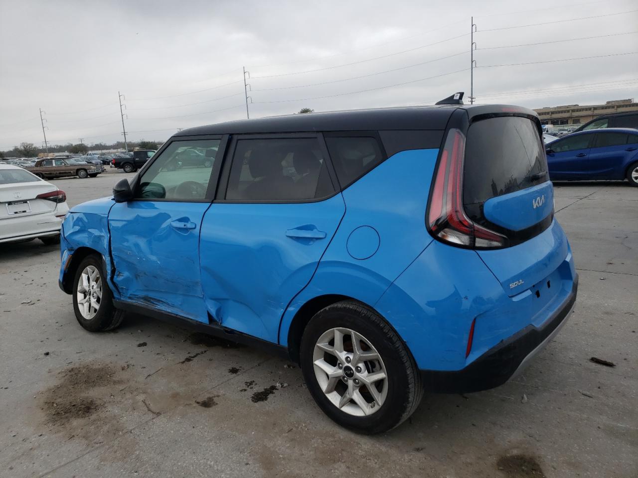 2024 KIA Soul VIN KNDJ23AU6R7230552 Copart auction photo, side damage thumbnail 2
