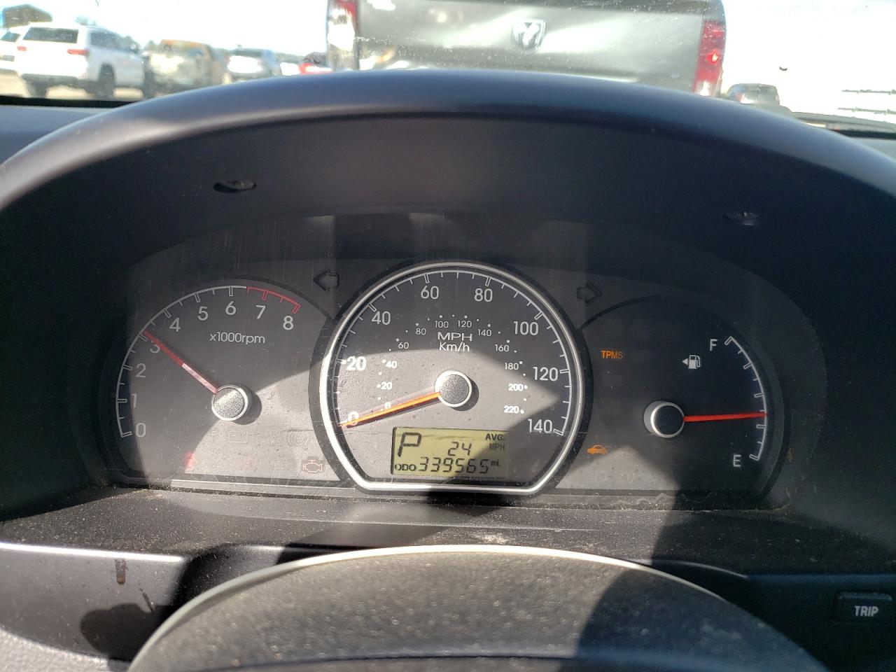 2009 Hyundai Elantra VIN KMHDU46D29U656676 Copart auction photo, all over damage thumbnail 9