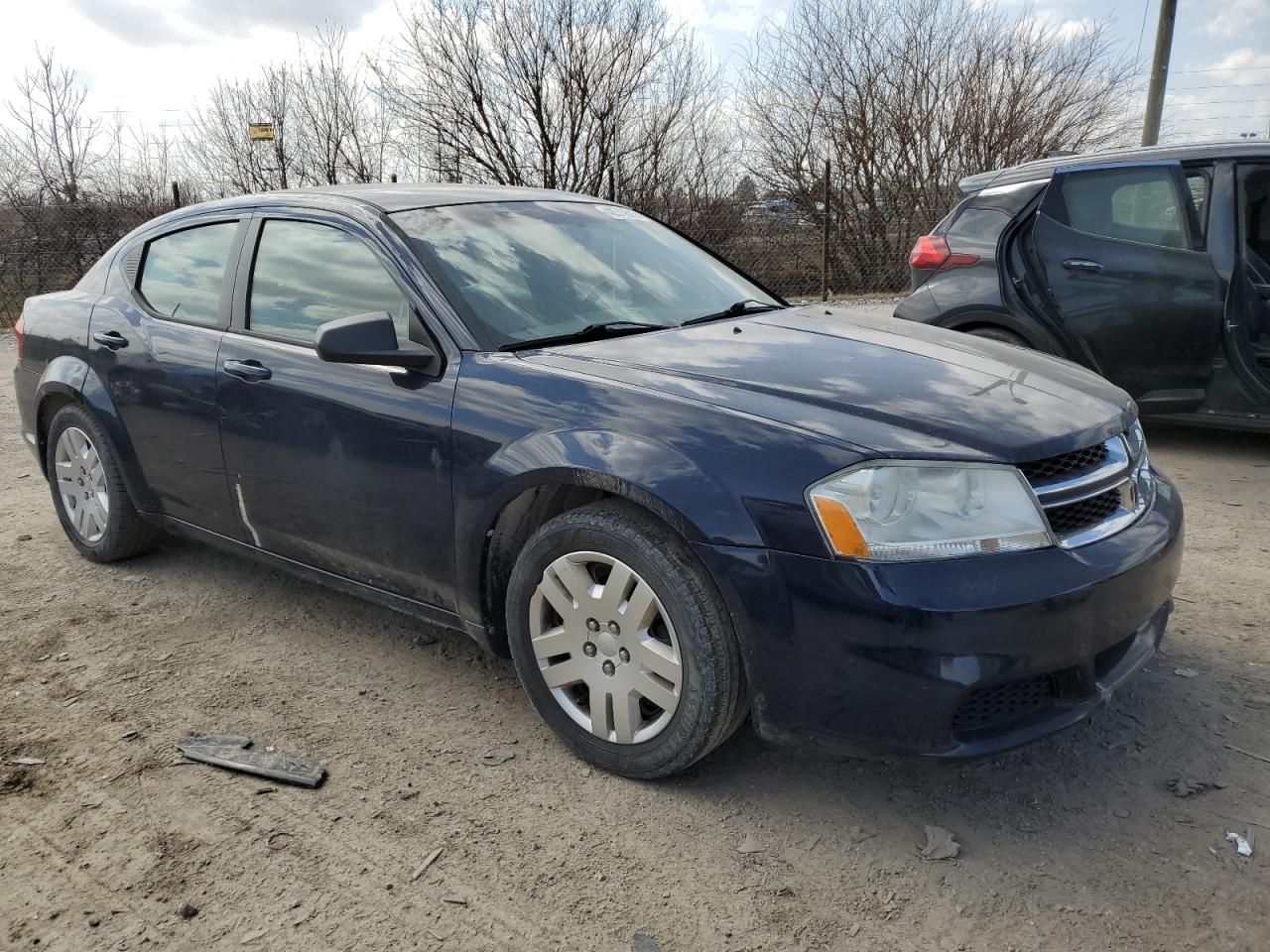 2013 Dodge Avenger VIN 1C3CDZAB4DN652039 Copart auction photo, all over / undercarriage damage thumbnail 4