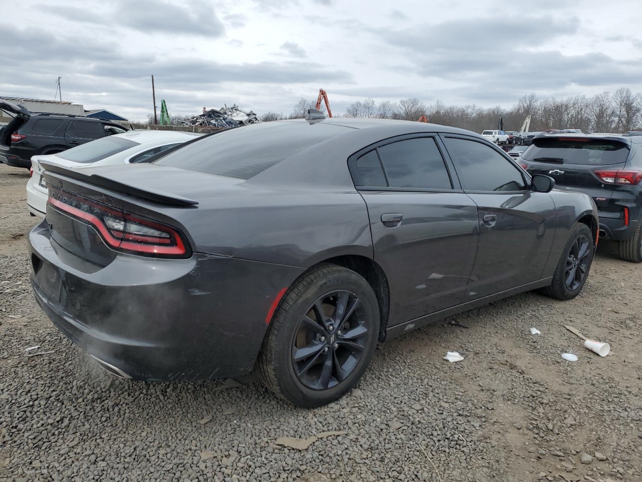 2021 Dodge Charger VIN 2C3CDXJG6MH622341 Copart auction photo, side / front end damage thumbnail 3